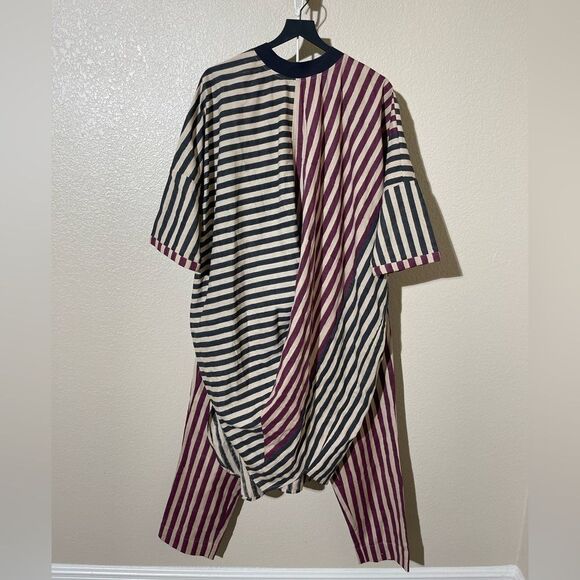 Ikkivi Mati Striped Black and Red Pants Set - Picture 1 of 5